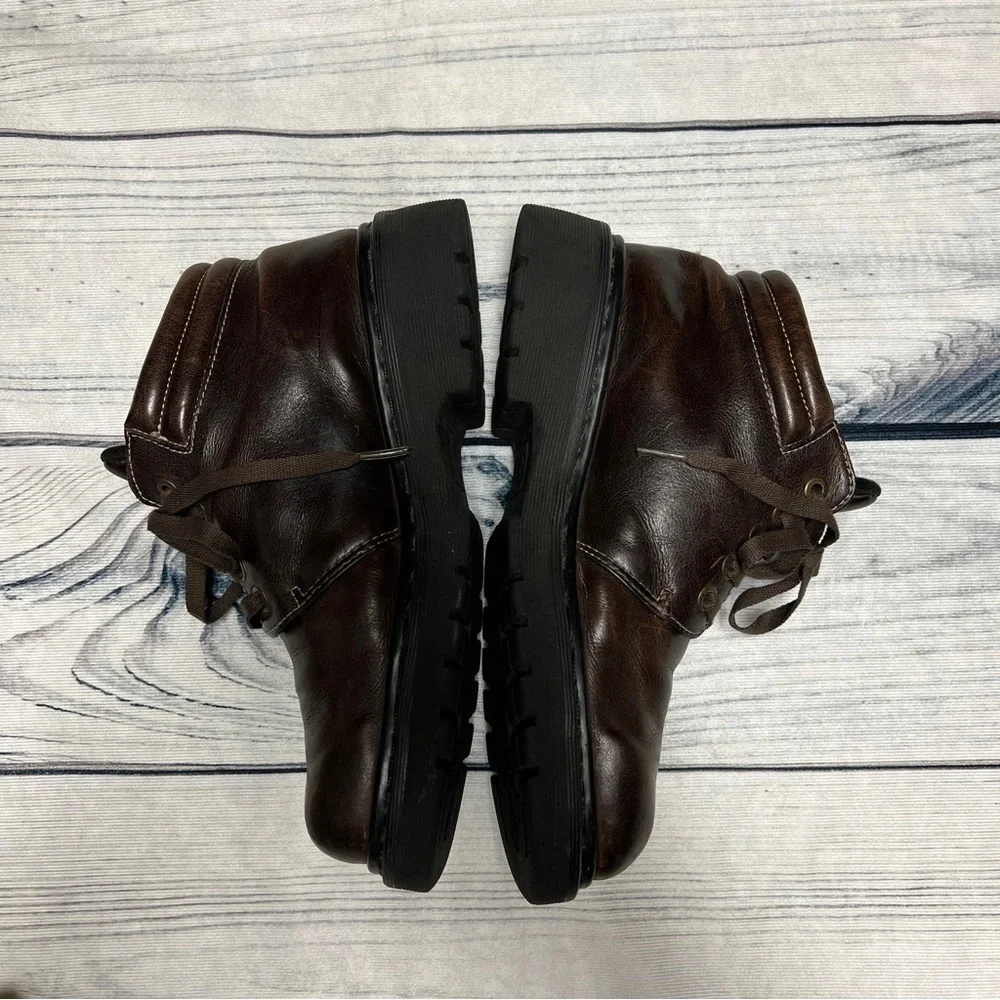 Vintage Dr Martens Brown Leather Ankle Boots Size 9